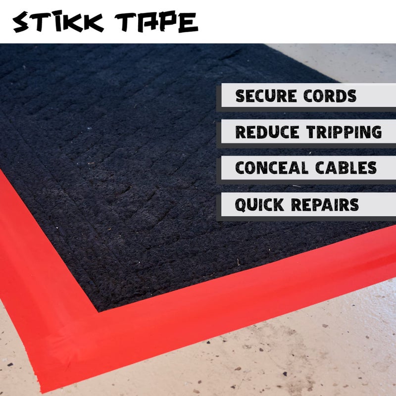 STIKK Gaffer Tape - White Gaffers Tape - 4 inch x 60 Yards - Pro Gaff Tape for Staging Work - Grafting Tape for Filming, Photography, Radio - Effective Heavy-Duty Water Resistant Gaff Tape - Image 4